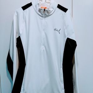Men's golf wind 1/2 zip jacket